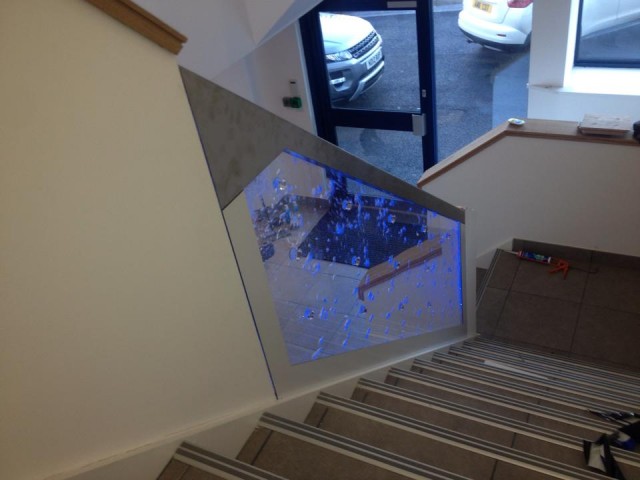 bubble wall staircase